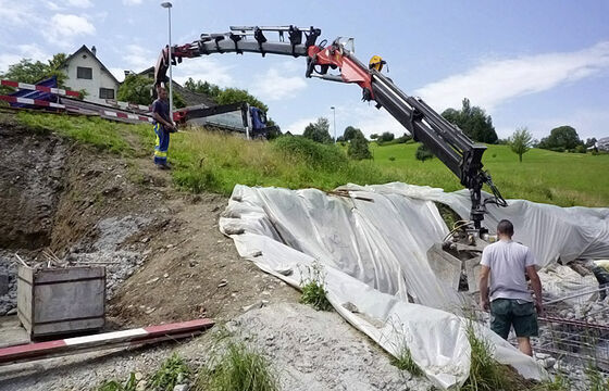 Unwegsames Gelände erfordert kreative Lösungen