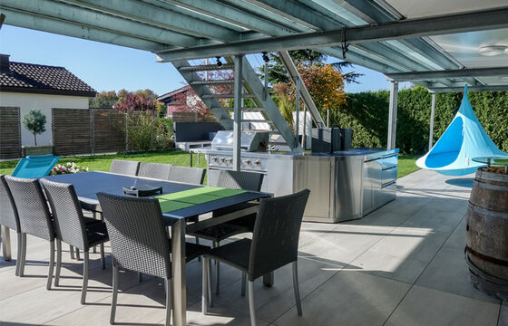Sitzplatz, Hombrechtikon - Hubergartenbau